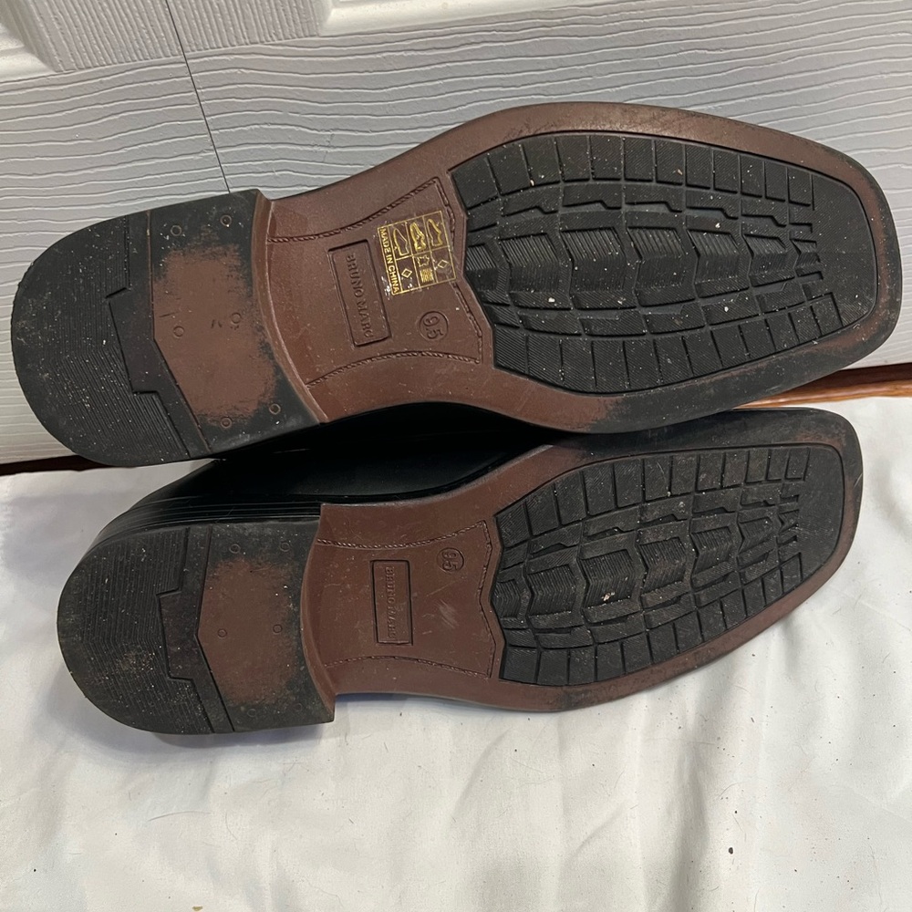 Bruno Marc Men's Classic Black Slip-On Loafers size 9.5 - Picture 3 of 4